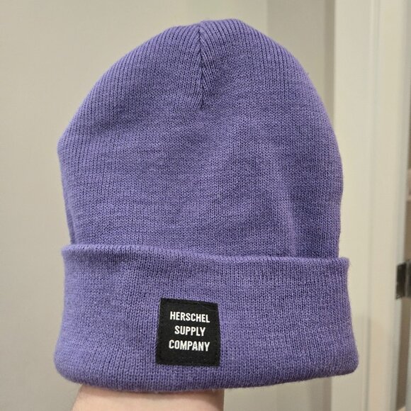 Herschel | Fine Knit Toque or Beanie | Purple ish | EUC - Picture 1 of 3